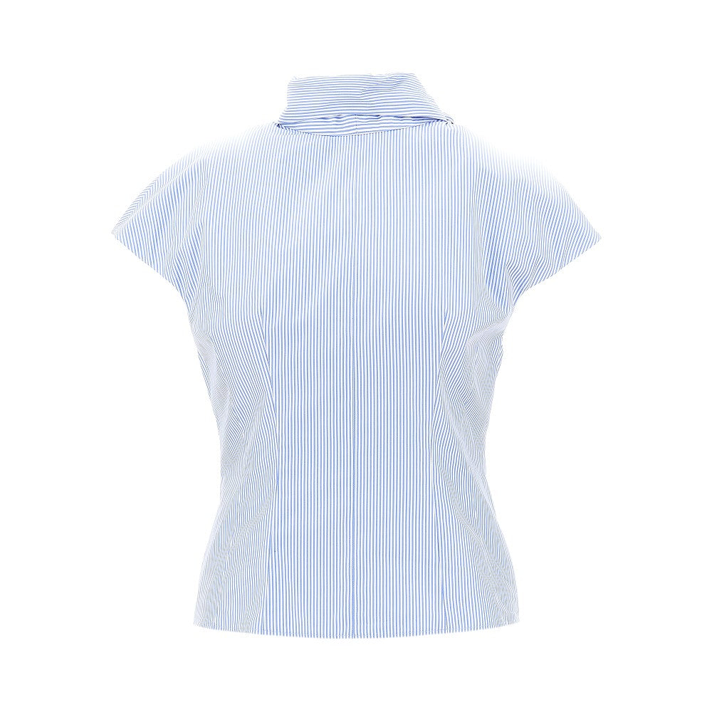 arielle striped poplin top