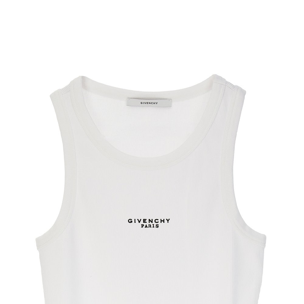 GIVENCHY L ribbed cotton tank top