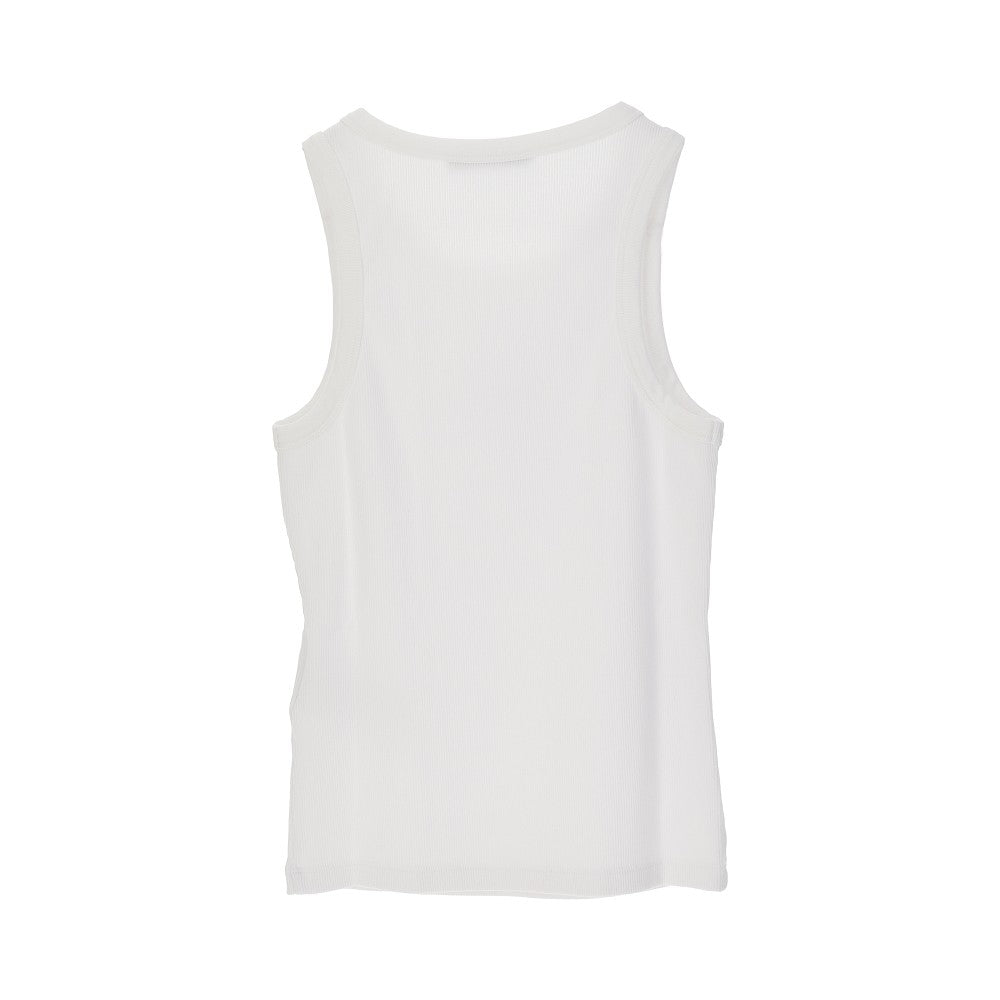 ribbed cotton tank top