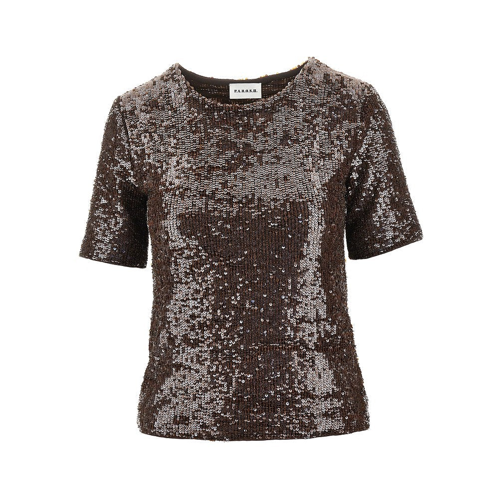 sequinned top
