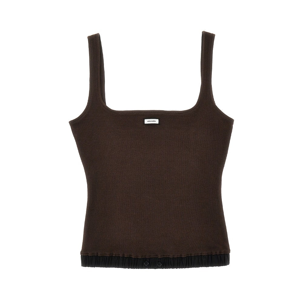 ENTIRE STUDIOS S lounge rubbed tank top