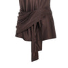 fonda silk-blend top