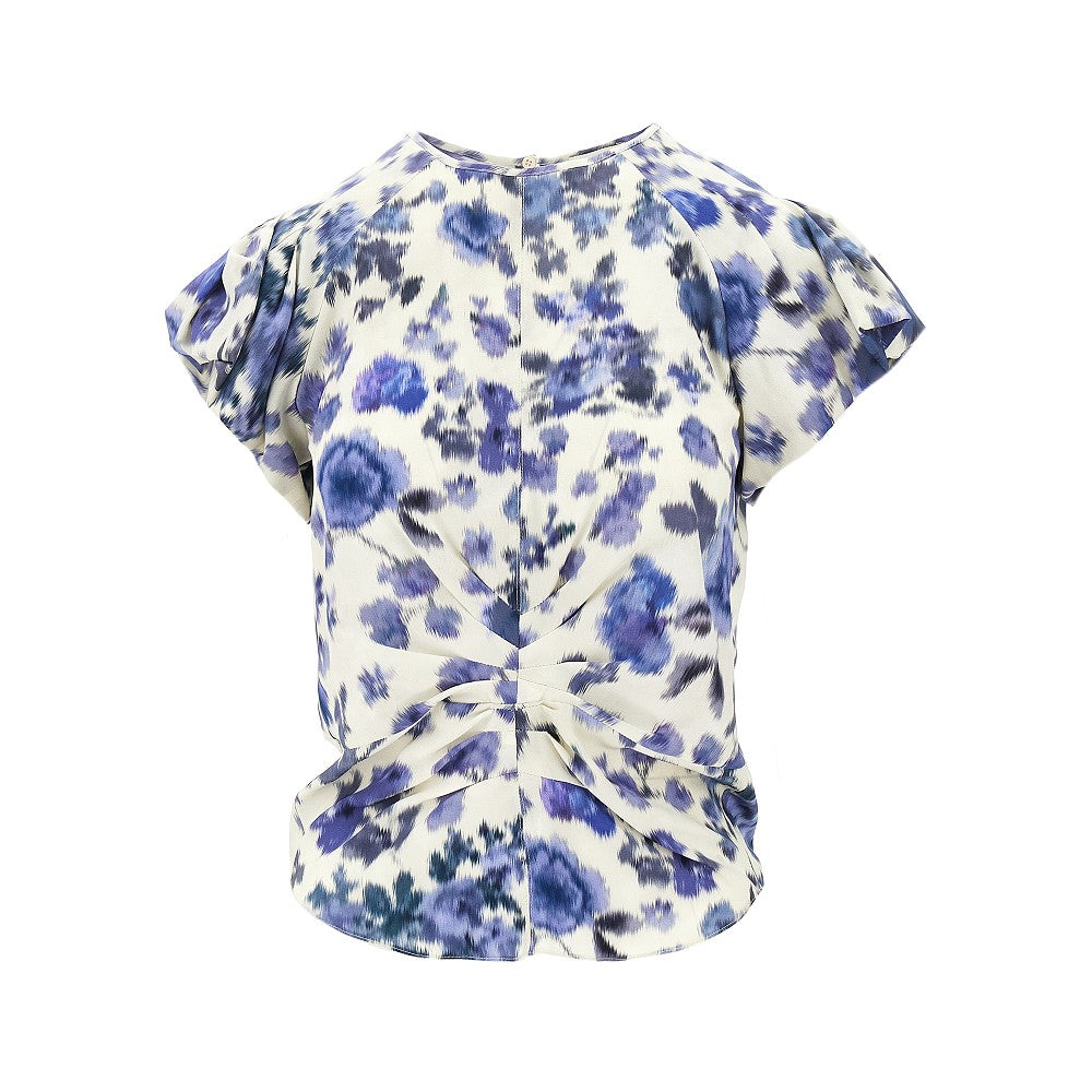 ISABEL MARANT 38 tullya printed silk top