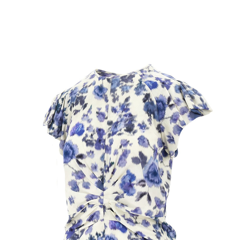 ISABEL MARANT 38 tullya printed silk top