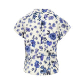 ISABEL MARANT 38 tullya printed silk top
