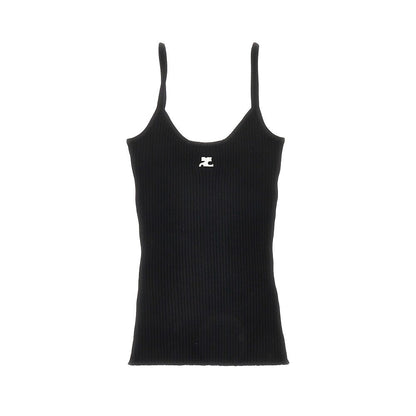 COURREGES S reedition ribbed tank top