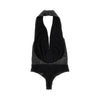 faux leather bodysuit