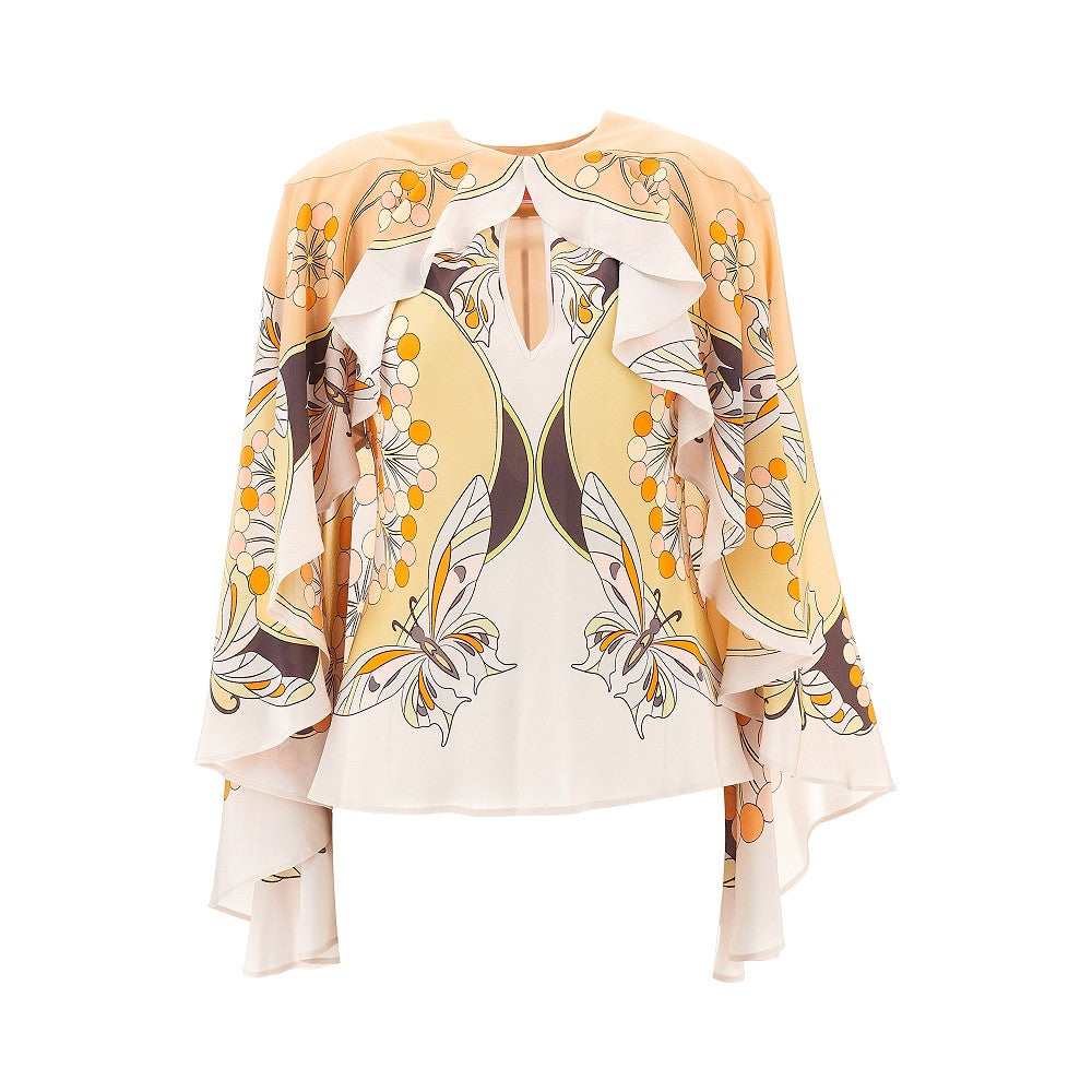 crepe de chine magic top