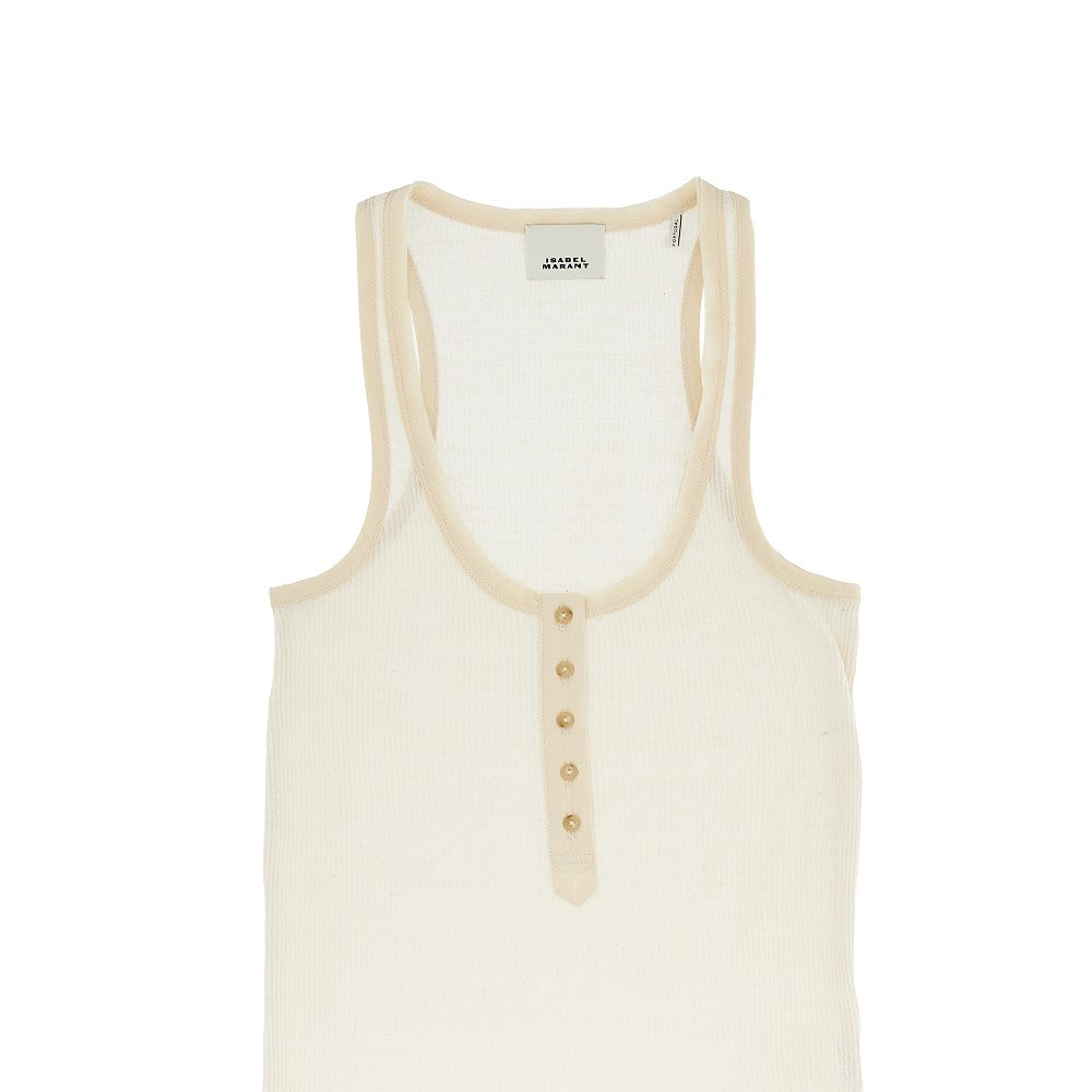 ISABEL MARANT S helma ribbed silk tank top