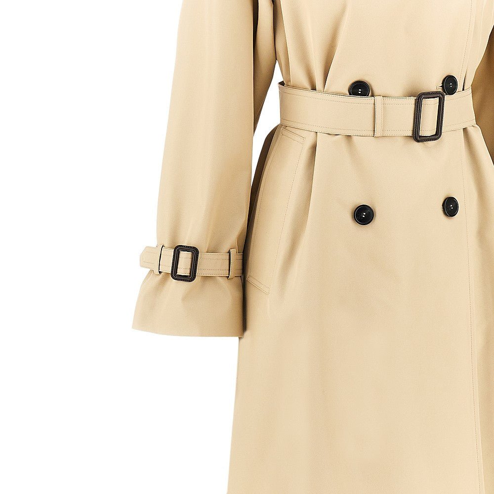 MAX MARA WEEKEND 38 reversible gabardine trench coat