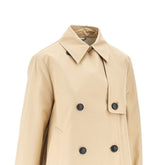 MAX MARA WEEKEND 38 anti-drop gabardine short trench coat