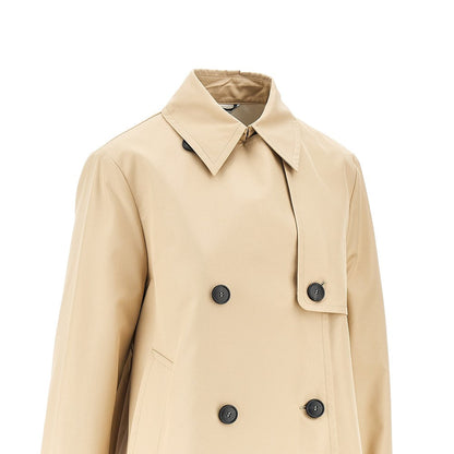 MAX MARA WEEKEND 38 anti-drop gabardine short trench coat