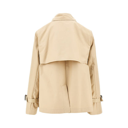 MAX MARA WEEKEND 38 anti-drop gabardine short trench coat