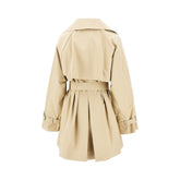 MAX MARA WEEKEND 38 anti-drop canvas short trench coat