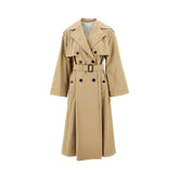 MAX MARA WEEKEND 38 oversized gabardine trench coat