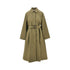 MAX MARA WEEKEND 38 organic cotton blend trench coat with belt
