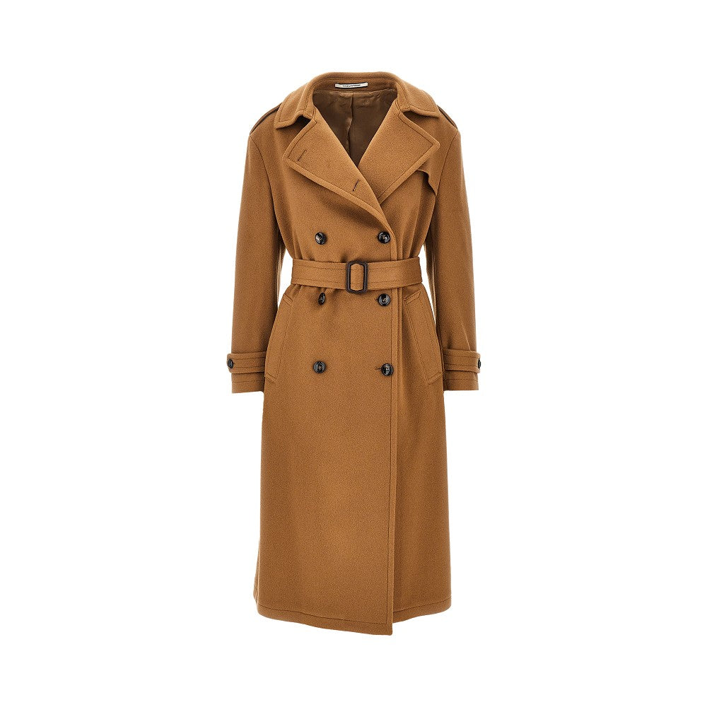 TAGLIATORE 42 bonny cashmere trench coat