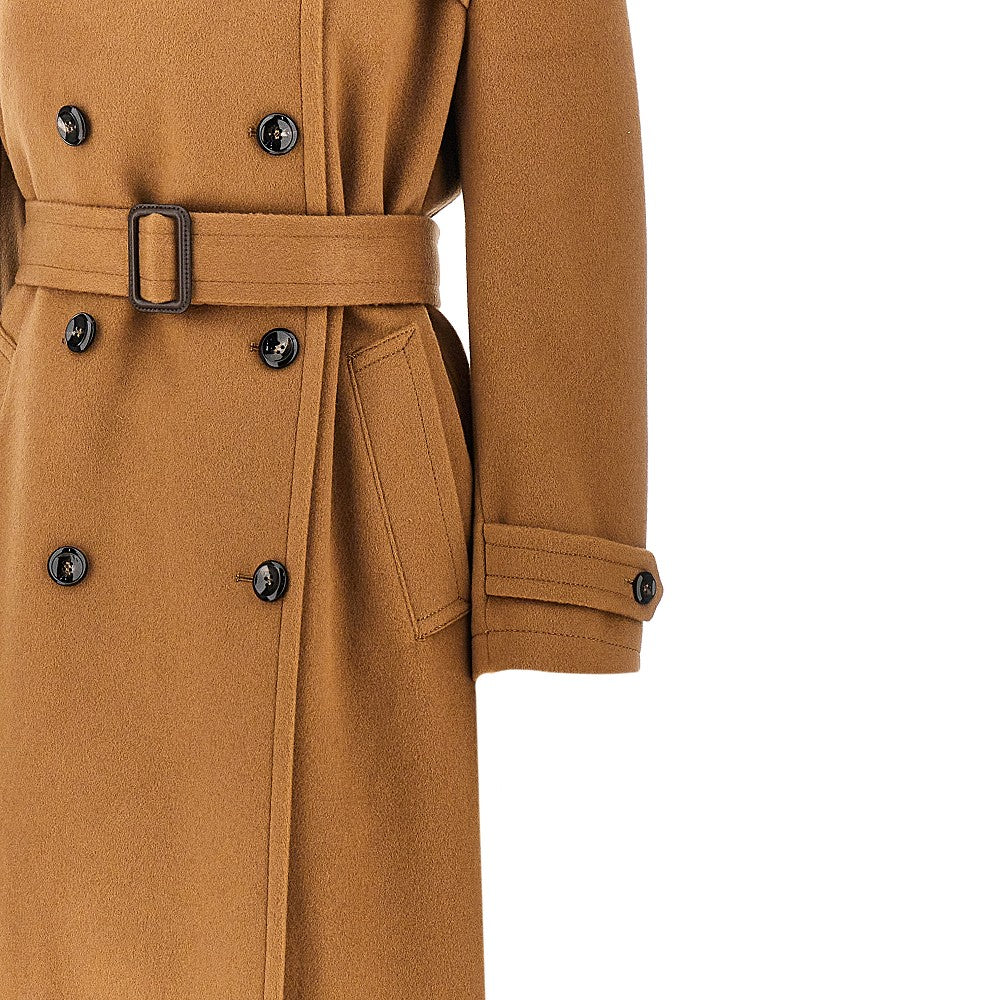 TAGLIATORE 42 bonny cashmere trench coat