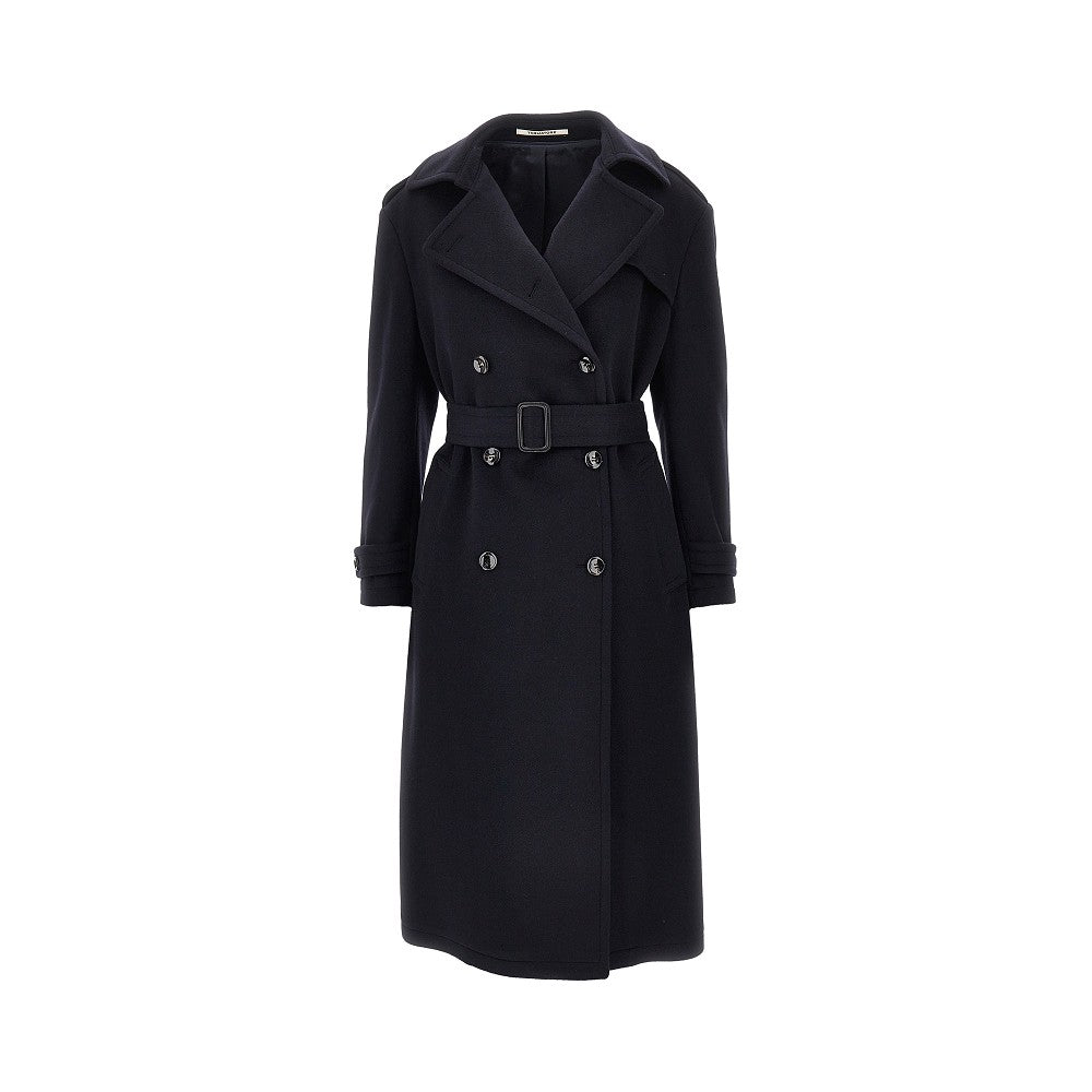 TAGLIATORE 40 bonny cashmere trench coat