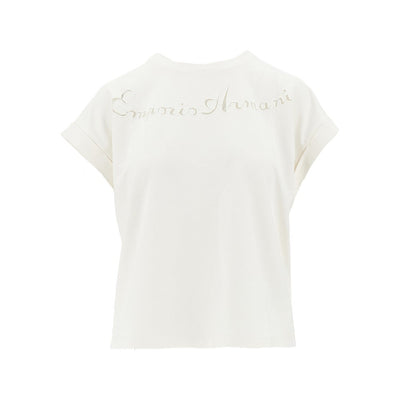 swimwear t-shirt with see-through logo