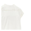 swimwear t-shirt with see-through logo