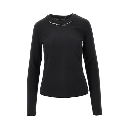 EMPORIO ARMANI M t-shirt with necklace detail