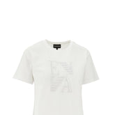 EMPORIO ARMANI S organic cotton t-shirt with logo embroidery