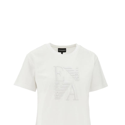 EMPORIO ARMANI S organic cotton t-shirt with logo embroidery