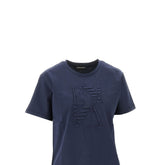 EMPORIO ARMANI S organic cotton t-shirt with logo embroidery