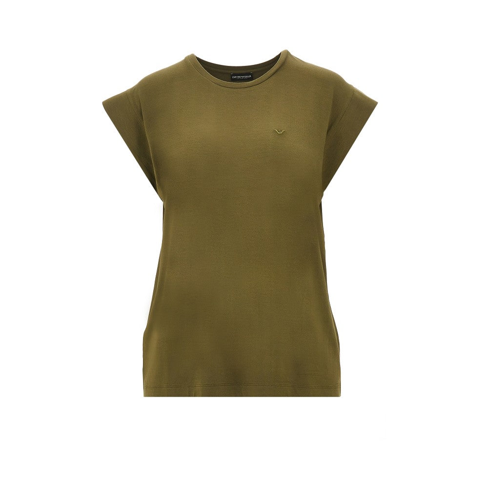 EMPORIO ARMANI S stretch jersey swimwear t-shirt
