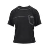 embroidered interlock jersey t-shirt