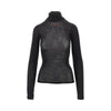 ribbed wool turtleneck top