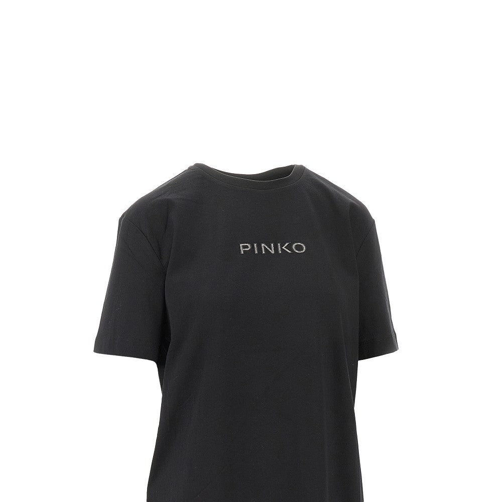 PINKO XS jersey t-shirt with embroidered logo