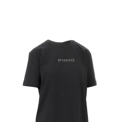 PINKO XS jersey t-shirt with embroidered logo