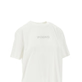 PINKO XS jersey t-shirt with embroidered logo