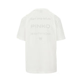 PINKO XS jersey t-shirt with embroidered logo