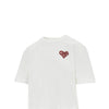 strass amore print t-shirt
