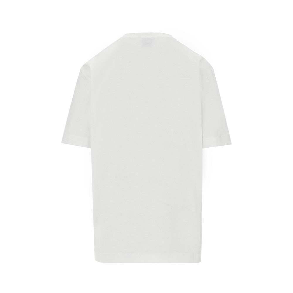 jewelled logo embroidery t-shirt