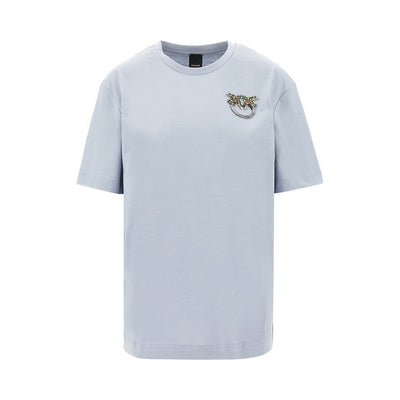 jewelled logo embroidery t-shirt