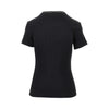 love birds embroidery ribbed t-shirt