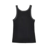 love birds embroidery ribbed tank top