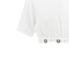 cropped t-shirt with texan details