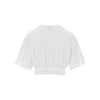 cropped t-shirt with texan details