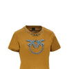 beaded love birds t-shirt