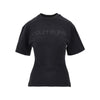 logo print fitted t-shirt