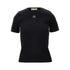 TORY BURCH S ribbed t-shirt with double t detail
