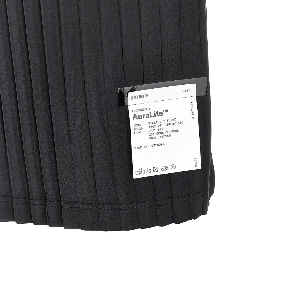 SATISFY S auralite pleated t-shirt