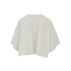 logo print cropped t-shirt