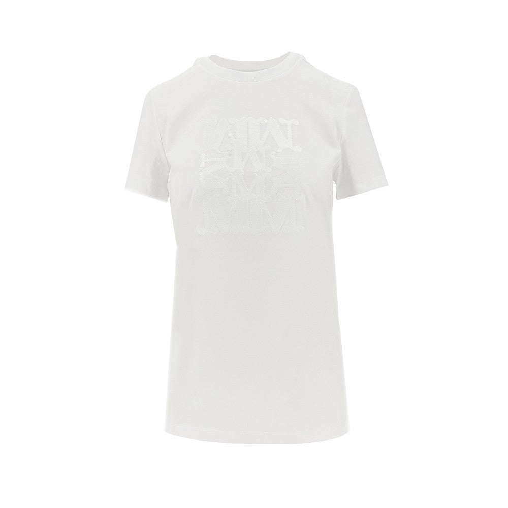 MAX MARA S monogram embroidery t-shirt