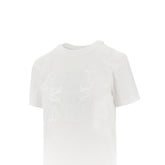 MAX MARA S monogram embroidery t-shirt